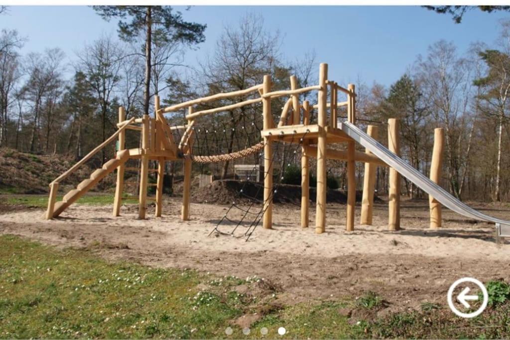 הונדרלו Chalet Toetje Op De Veluwe מראה חיצוני תמונה